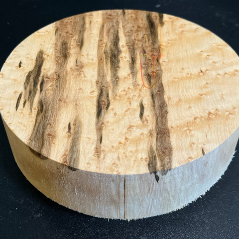 7"x2" KD Exhibition Grade Birdseye Maple Wood Bowl Turning Blank (#00905)