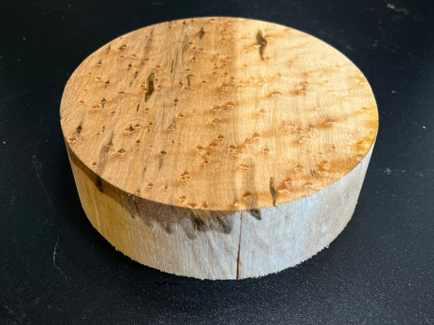 6"x2" KD Exhibition Grade Birdseye Maple Wood Bowl Turning Blank (#00914)