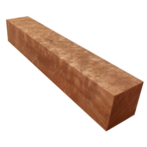 3"x3"x6" KD Figured Sapele Wood Spindle Turning Blank