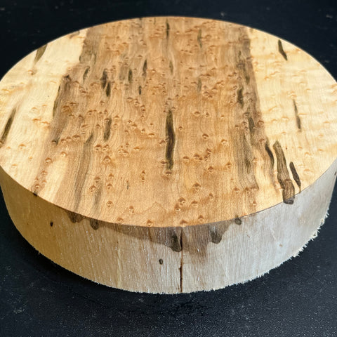 8"x2" KD Exhibition Grade Birdseye Maple Wood Bowl Turning Blank (#00898)