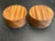 4"x2" KD Figured Afromosia (2 pcs) Wood Bowl Turning Blank (#00924)