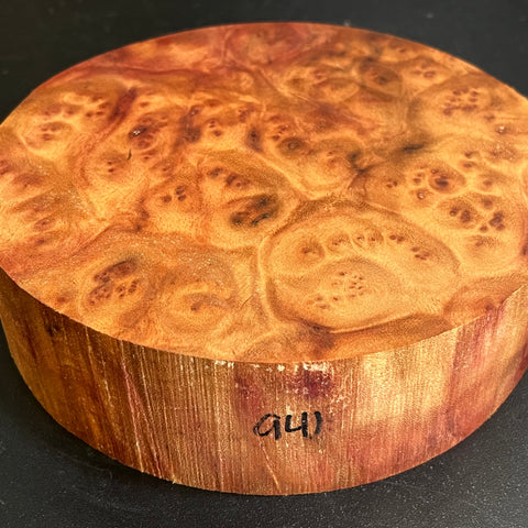 7"x2" Camphor Burl Wood Bowl Turning Blank (#00941)