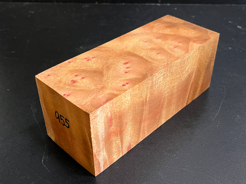 2.5"x2.5"x6.5" Camphor Burl Wood Spindle Turning Blank (#00955)