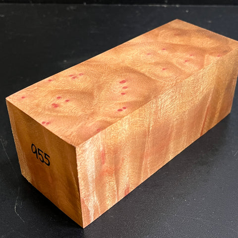 2.5"x2.5"x6.5" Camphor Burl Wood Spindle Turning Blank (#00955)