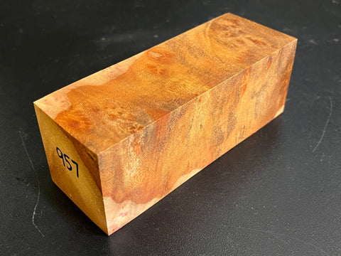 2"x2"x5.5" Camphor Burl Wood Spindle Turning Blank (#00957)