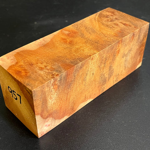 2"x2"x5.5" Camphor Burl Wood Spindle Turning Blank (#00957)