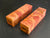 1.5"x1.5"x5" Camphor Burl Wood (2 pcs) Turning Spindle Blank (#00962)