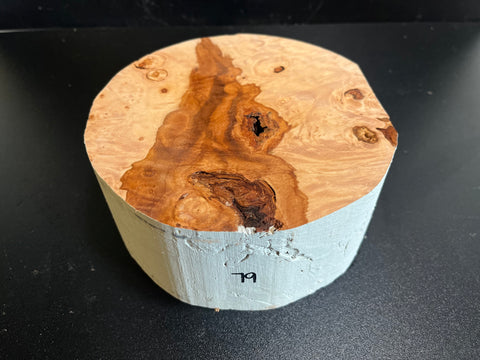7"x3" KD Maple Burl Wood Bowl Turning Blank (#0079)