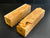 2"x2"x8" KD Maple Burl (2pcs) Wood Spindle Turning Blank (#0095)