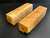 2"x2"x8" KD Maple Burl (2pcs) Wood Spindle Turning Blank (#0095)