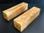 2"x2"x8" KD Maple Burl (2pcs) Wood Spindle Turning Blank (#0096)