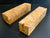 2"x2"x8" KD Maple Burl (2pcs) Wood Spindle Turning Blank (#0097)