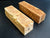 2"x2"x7" KD Maple Burl (2pcs) Wood Spindle Turning Blank (#0098)
