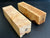 2"x2"x7" KD Maple Burl (2pcs) Wood Spindle Turning Blank (#0098)