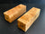 2"x2"x6" KD Maple Burl (2pcs) Wood Spindle Turning Blank (#0099)