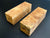 2"x2"x6" KD Maple Burl (2pcs) Wood Spindle Turning Blank (#00101)