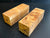 2"x2"x6" KD Maple Burl (2pcs) Wood Spindle Turning Blank (#00101)