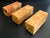 2"x2"x5" KD Maple Burl (3pcs) Wood Spindle Turning Blank (#00102)