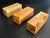 2"x2"x5" KD Maple Burl (3pcs) Wood Spindle Turning Blank (#00103)