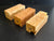 2"x2"x5" KD Maple Burl (3pcs) Wood Spindle Turning Blank (#00104)