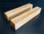 2"x2"x12" Exhibition Grade KD Curly Maple (2 pcs) Wood Spindle Turning Blank (#00603)