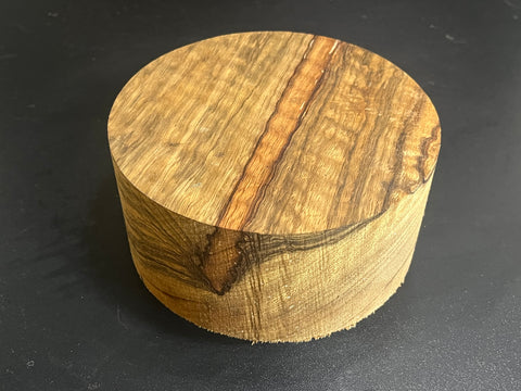 6"x3" KD Figured Black Limba Wood Bowl Turning Blank (#00964)
