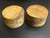 5"x3" KD Figured Black Limba (2pcs) Wood Bowl Turning Blank (#00965)