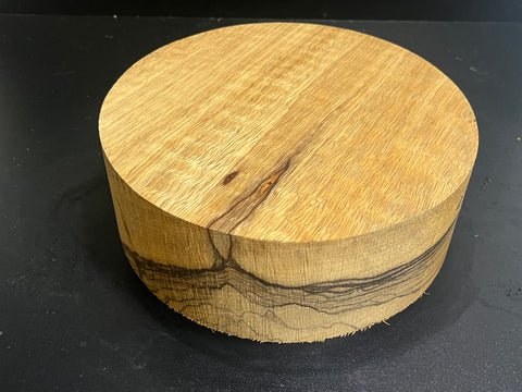 8"x3" KD Figured White Limba Wood Bowl Turning Blank (#00971)