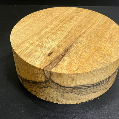 8"x3" KD Figured White Limba Wood Bowl Turning Blank (#00971)
