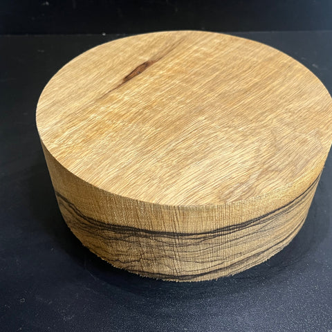 8"x3" KD Figured White Limba Wood Bowl Turning Blank (#00974)