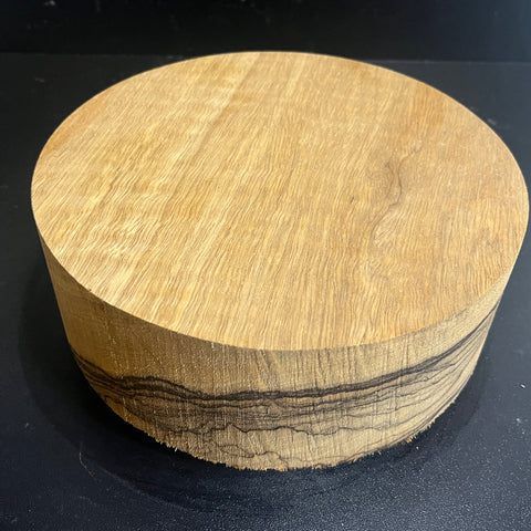 8"x3" KD Figured White Limba Wood Bowl Turning Blank (#00982)