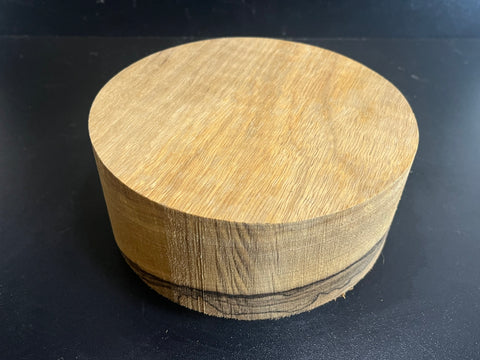 7"x3" KD Figured White Limba Wood Bowl Turning Blank (#00984)