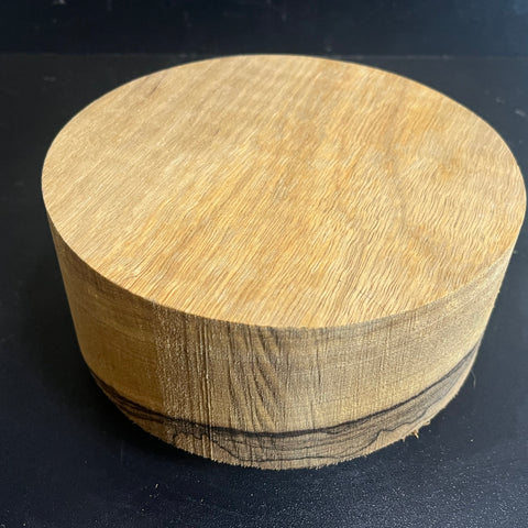 7"x3" KD Figured White Limba Wood Bowl Turning Blank (#00984)