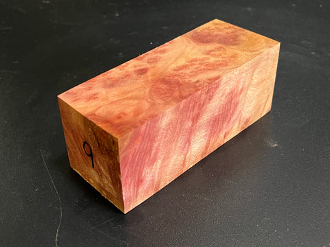 2"x2"x5" Camphor Burl Wood Spindle Turning Blank (#009)