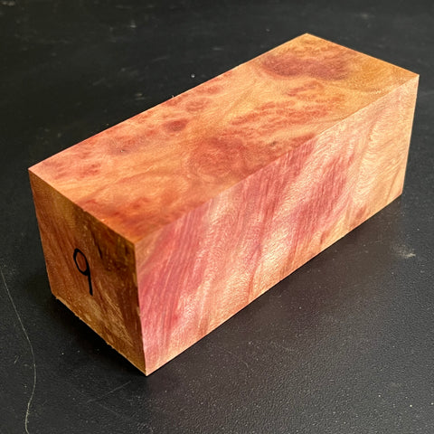 2"x2"x5" Camphor Burl Wood Spindle Turning Blank (#009)