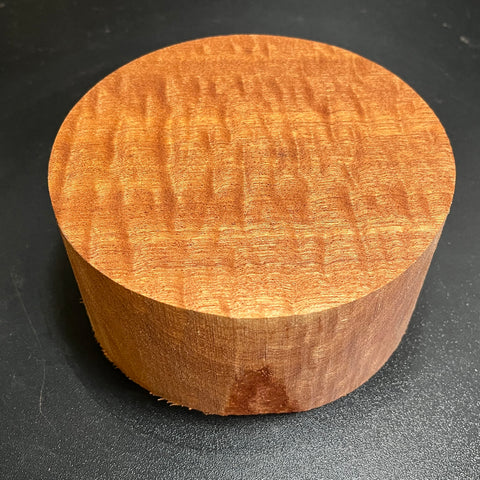 6"x3" KD Pomelle Sapele Wood Bowl Turning Blank (#006)