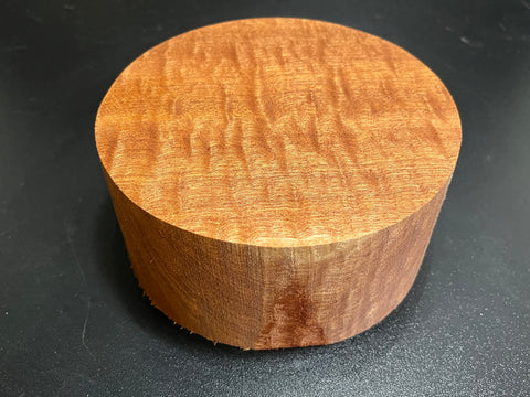 6"x3" KD Pomelle Sapele Wood Bowl Turning Blank (#007)