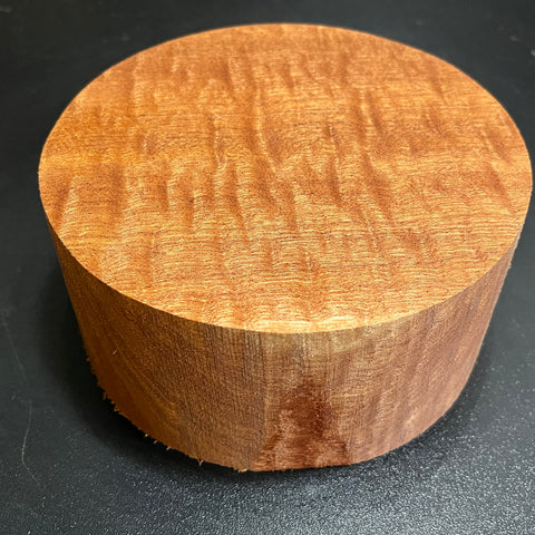 6"x3" KD Pomelle Sapele Wood Bowl Turning Blank (#007)