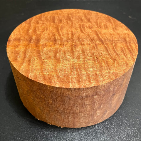 6"x3" KD Pomelle Sapele Wood Bowl Turning Blank (#009)
