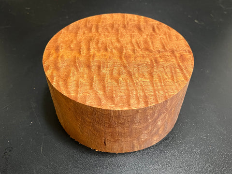 6"x3" KD Pomelle Sapele Wood Bowl Turning Blank (#0011)