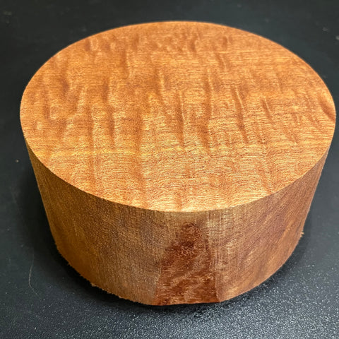 6"x3" KD Pomelle Sapele Wood Bowl Turning Blank (#0012)
