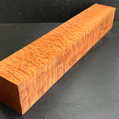3"x3"x18" KD Pomelle Sapele Wood Spindle Turning Blank (#0015)