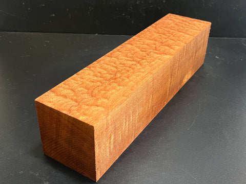3"x3"x12" KD Pomelle Sapele Wood Spindle Turning Blank (#0025)