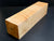 3"x3"x12" Exhibition Grade KD Curly Maple Wood Spindle Turning Blank (#0032)