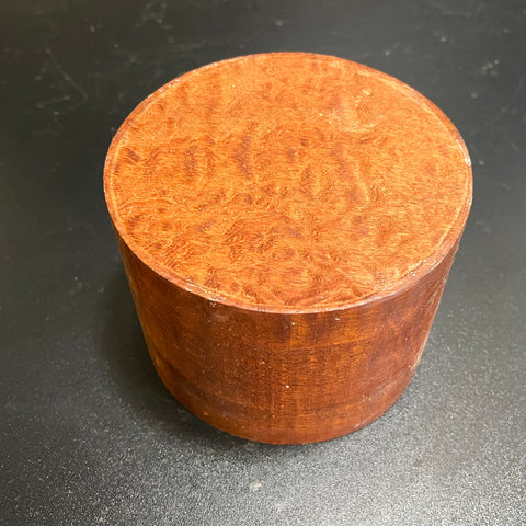 5"x4" KD Pomelle Sapele Wood Bowl Turning Blank (#0033)