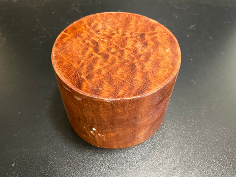 5"x4" KD Pomelle Sapele Wood Bowl Turning Blank (#0034)