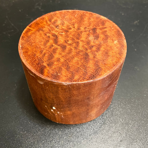 5"x4" KD Pomelle Sapele Wood Bowl Turning Blank (#0034)