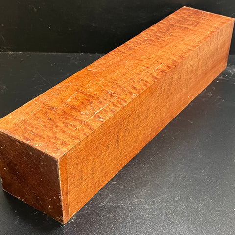 4"x4"x18" KD Pomelle Sapele Wood Spindle Turning Blank (#0072)