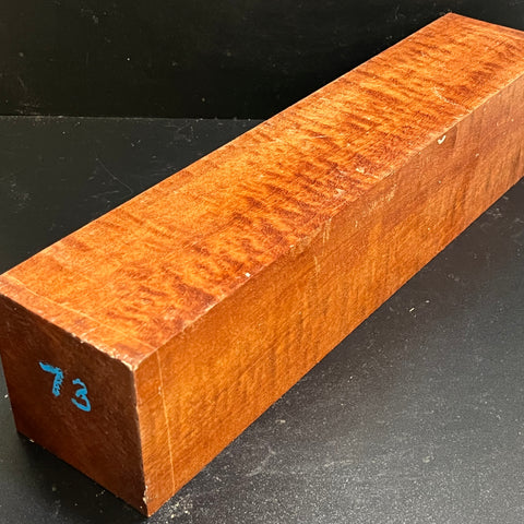 4"x4"x18" KD Pomelle Sapele Wood Spindle Turning Blank (#0073)