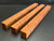 1.5"x1.5"x18" KD Pomelle Sapele Wood (3 pcs) Spindle Turning Blank (#0077)